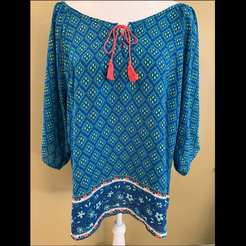 Off the a shoulder peasant blouse. XL